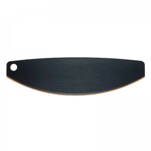 Pizza Black Rocker Food Fiber Fibre Wood personnalisé Pizza Pizza Cutter Pizza Sliner