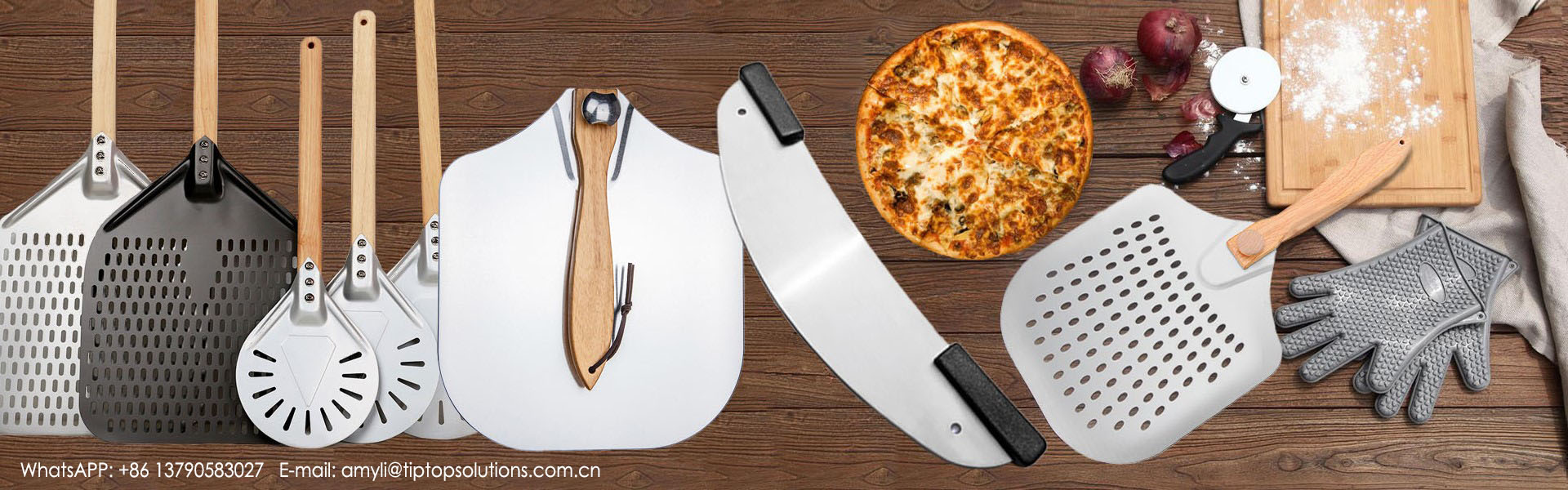 Pizza Peel, Pizza Cutter, outils de four,TIPTOP SOLUTIONS CO.,LIMITED
